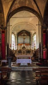 Interior of the Church of Sant Andrea, Levanto, Italy